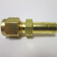 New Lot of 10 SSP IBD4R6 Tube Stub Adapters, 1/4" Tube to 3/8" Stub, Brass