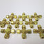 Used Lot of 9 SSP IBD4UCS Cross Compression Unions, 1/4" Tube, Material: Brass