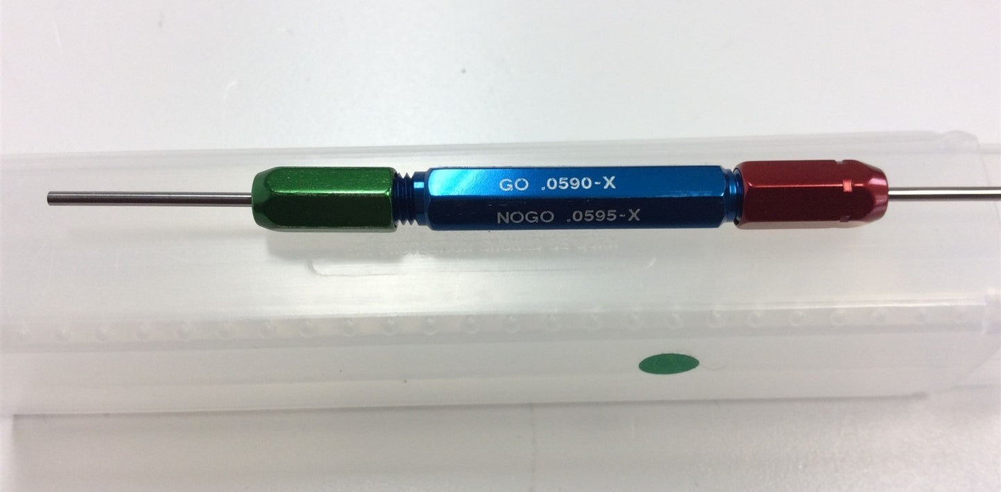 Used Lot of Westport GO 0.056 0.0590 NOGO 0.0555 0.0595 Smooth Pin Inspection Gauges
