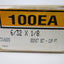 New Lot of 900 Set Screws, Size: 6-32 x 1/8", Cup Point, Hex Drive Style