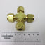 New Lot of 10 SSP IBD6UCS Cross Compression Unions, 3/8" Tube, Material: Brass