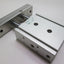 Used SMC CXSM32-25 Dual Rod Guided Pneumatic Actuator Cylinder 25mm Stroke Block