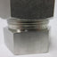 Used Swagelok Compression Plug Fitting, For 1" OD Tube, Material: 316 Stainless Steel