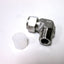 Used Parker Compression Tube 90 Elbow, Connections: 3/4" Tube OD to 1/2" NPT Male