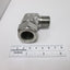 Used Parker Compression Tube 90 Elbow, Connections: 3/4" Tube OD to 1/2" NPT Male