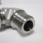 Used Parker Compression Tube 90 Elbow, Connections: 3/4" Tube OD to 1/2" NPT Male