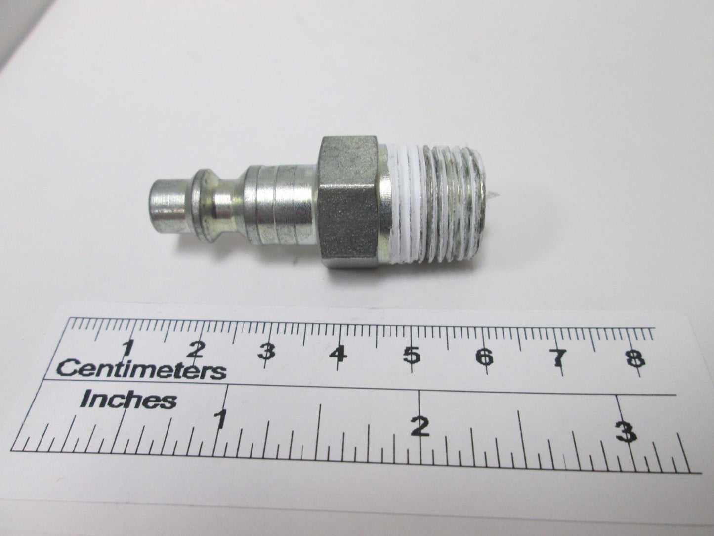 Used Lot of 6 Quick-Disconnect Hose Plug, Threads: 3/8" NPT Male, Material: Steel
