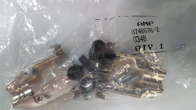 New – Open box AMP 0748676-2 D-Subminiature Connector Back Shell Assembly Kit Size-2 Die-Cast