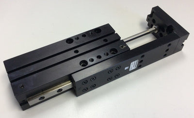 Used Robohand DLM-09M-50-50-D Linear Actuator Ball-Rail Slide Cylinder 50mm Stroke