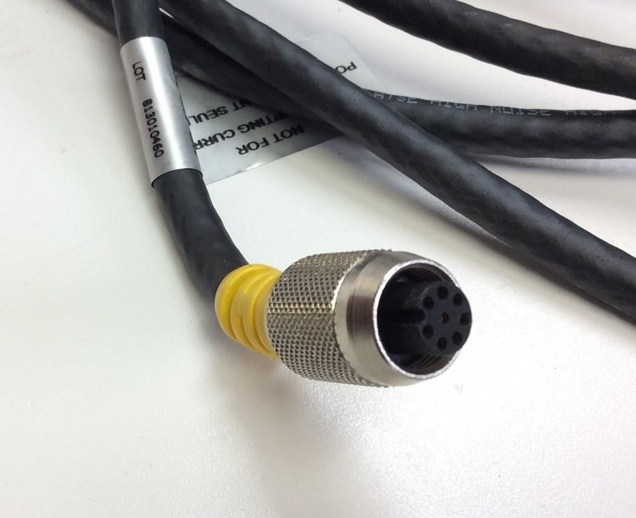 Used Industrial Interfaces 849090209 Vision System Power Cable 60 Volt 2 Amp 8 Feet