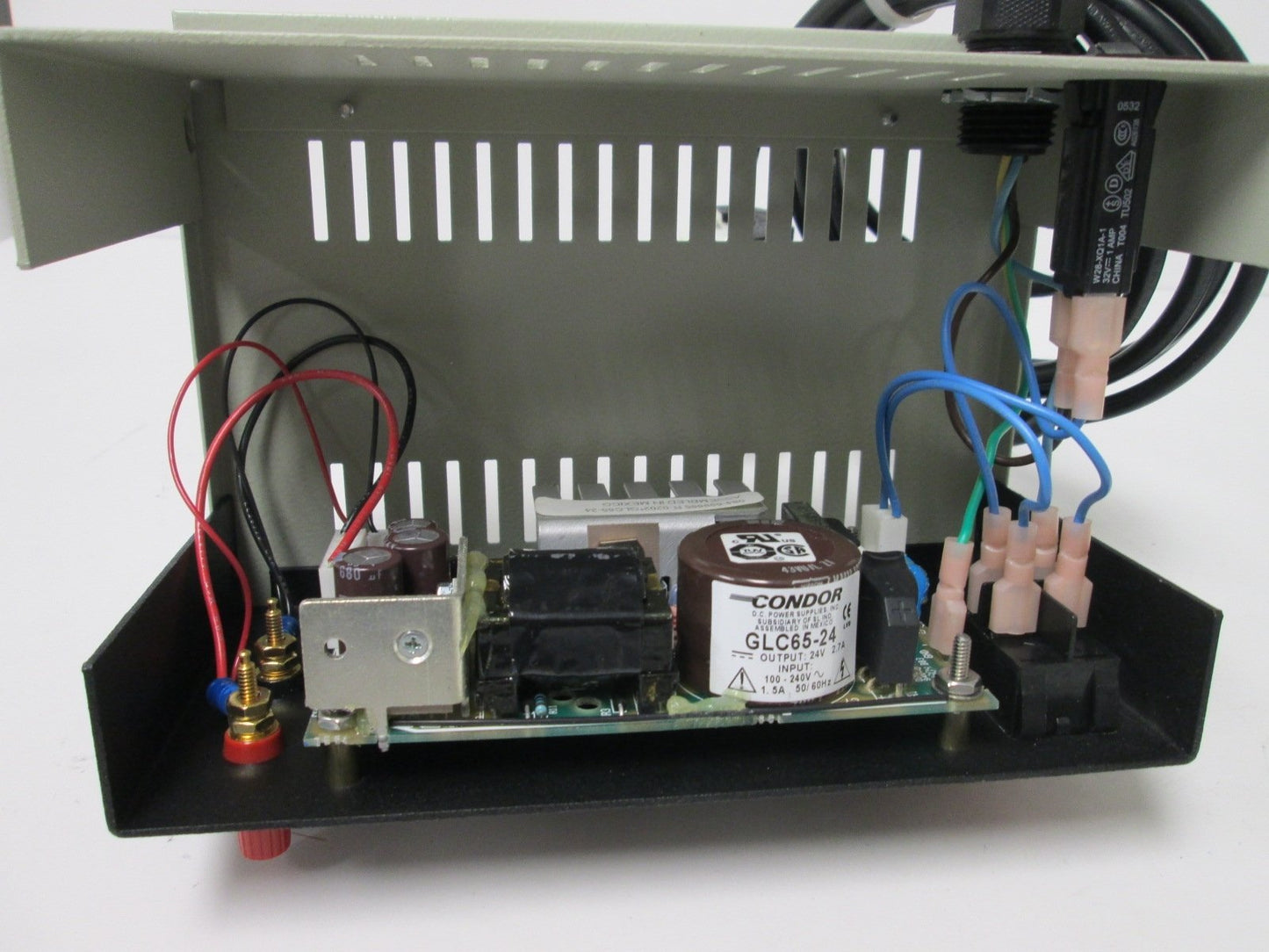Used Condor GLC65-24 Power Supply Inside Housing, Output: 24VDC 2.7A, In: 90-264VAC