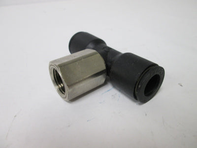 New Lot of 6 Legis Tees, 1/2" Tube Inline to Female 3/8" NPT Connection