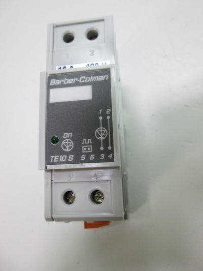 Used Barber-Colman TE10S Single Phase Solid State Relay Input: 110-230VAC 16 Amp 480V