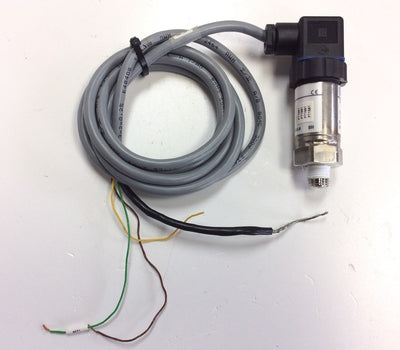 Used WIKA S-10 50318063 Pressure Transmitter 10-30VDC 1/4" NPT With Cable 0-10 PSI