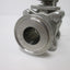 Used TopLine 1000WOG Ball Valve, Tri-Clamp, Size: 1", Material: 316 Stainless Steel