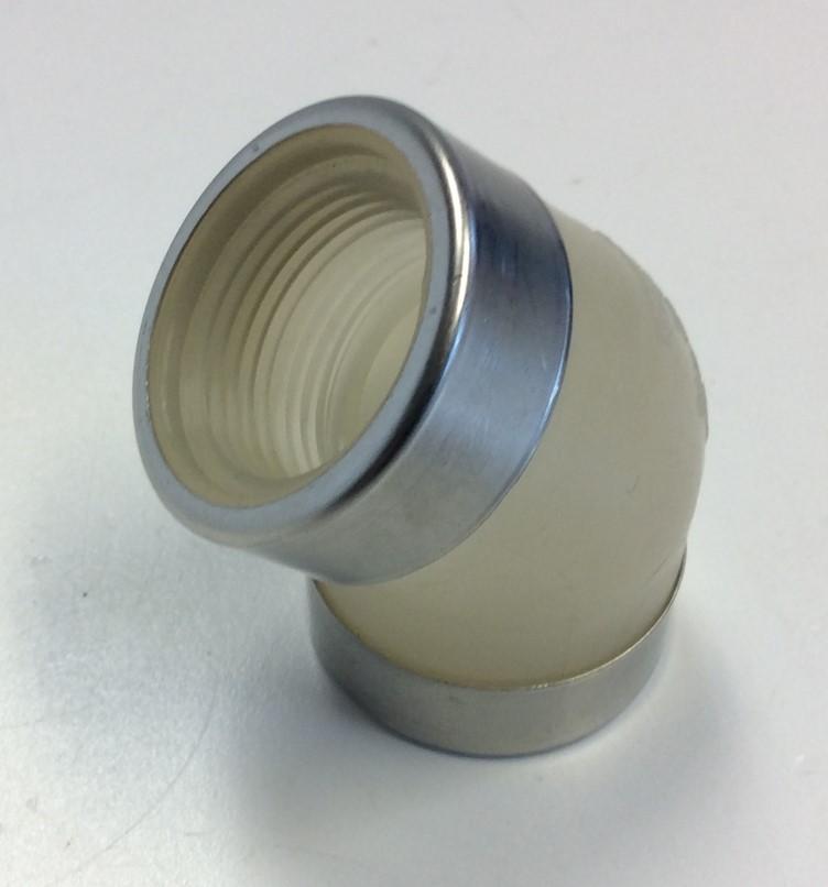 New – Open box Lot of 6 Spears 4819-007SR 3/4" NPT Female 45 Schedule 80 Reinforced SS Collars