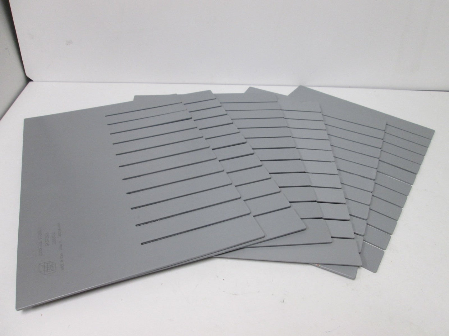 New Lot of 6 Quantum Storage DS93120 Bin Dividers, Dimensions: 15.75" x 11.25"