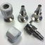 Used Lot of 4 RE025S Stainless Steel Sanitary Couplings 0.985" Flange OD 0.31" Barb