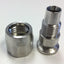 Used ReSeal RE050S-TC Sanitary Stainless Steel Coupling 0.50" ID Tubing Fitting