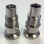 Used Lot of 2 ReSeal RE050S-TC Stainless Steel Sanitary Couplings 0.50" ID Tubing