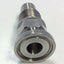 Used Lot of 2 ReSeal RE050S-TC Stainless Steel Sanitary Couplings 0.50" ID Tubing