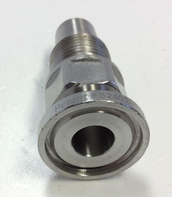 Used Lot of 2 ReSeal RE050S-TC Stainless Steel Sanitary Couplings 0.50" ID Tubing