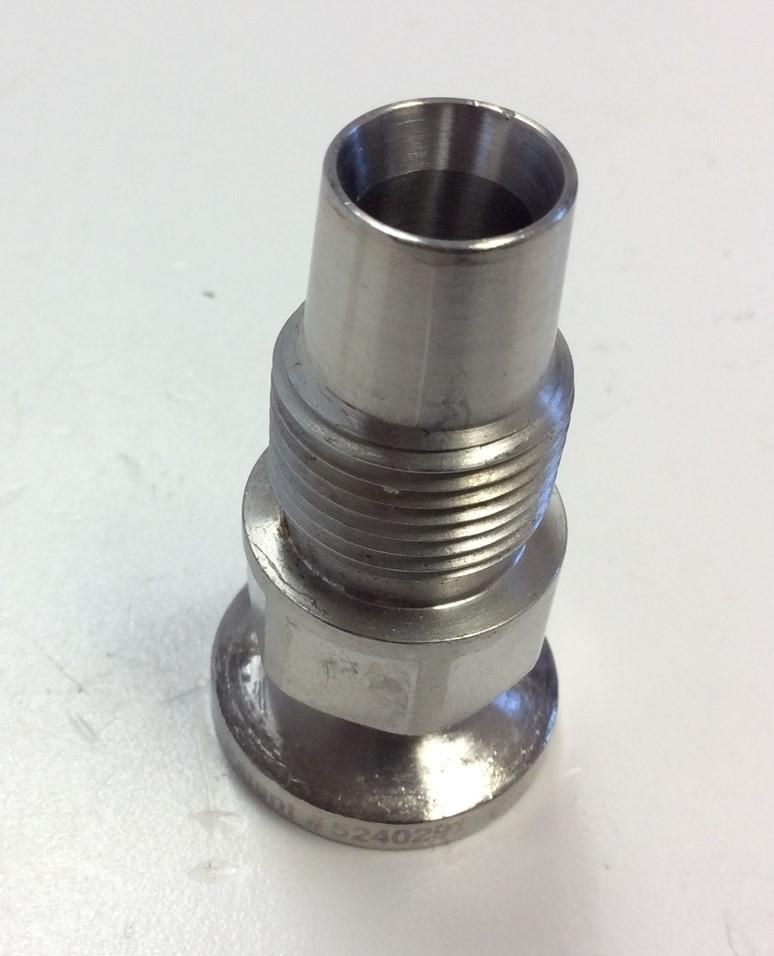 Used Lot of 2 ReSeal RE050S-TC Stainless Steel Sanitary Couplings 0.50" ID Tubing