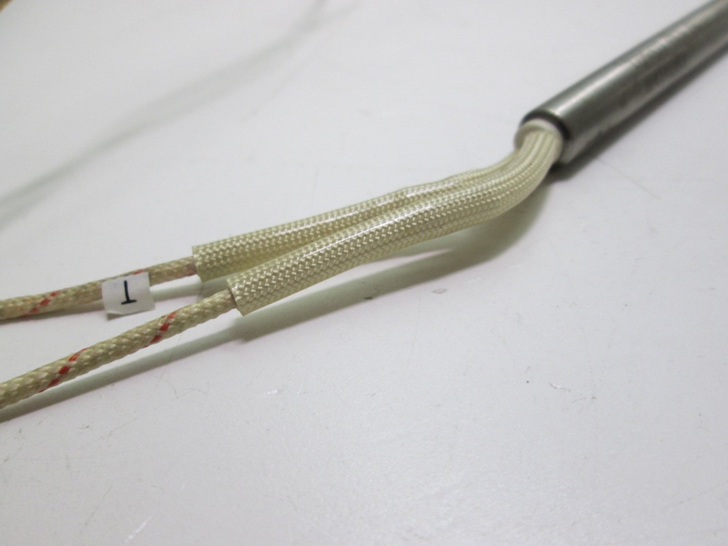 Used Tempco HDC00383 8" Swaged Stainless Steel Cartridge Heater 240VAC AC 300 Watt