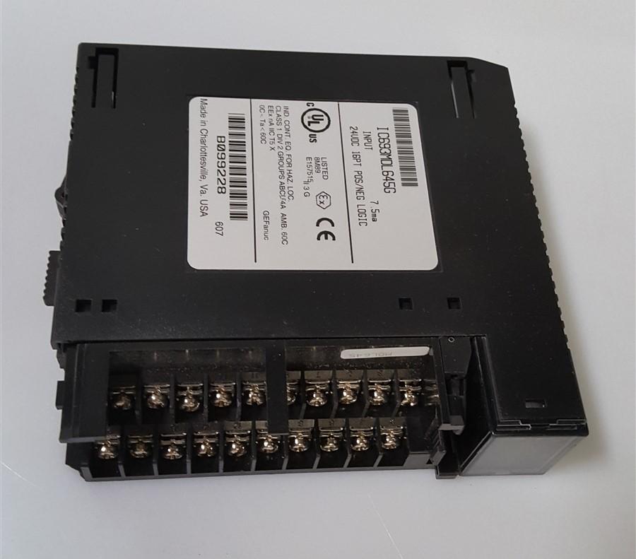 Used GE Fanuc IC693MDL645G Input Module 24VDC 16-Point POS/NEG *No Cover*