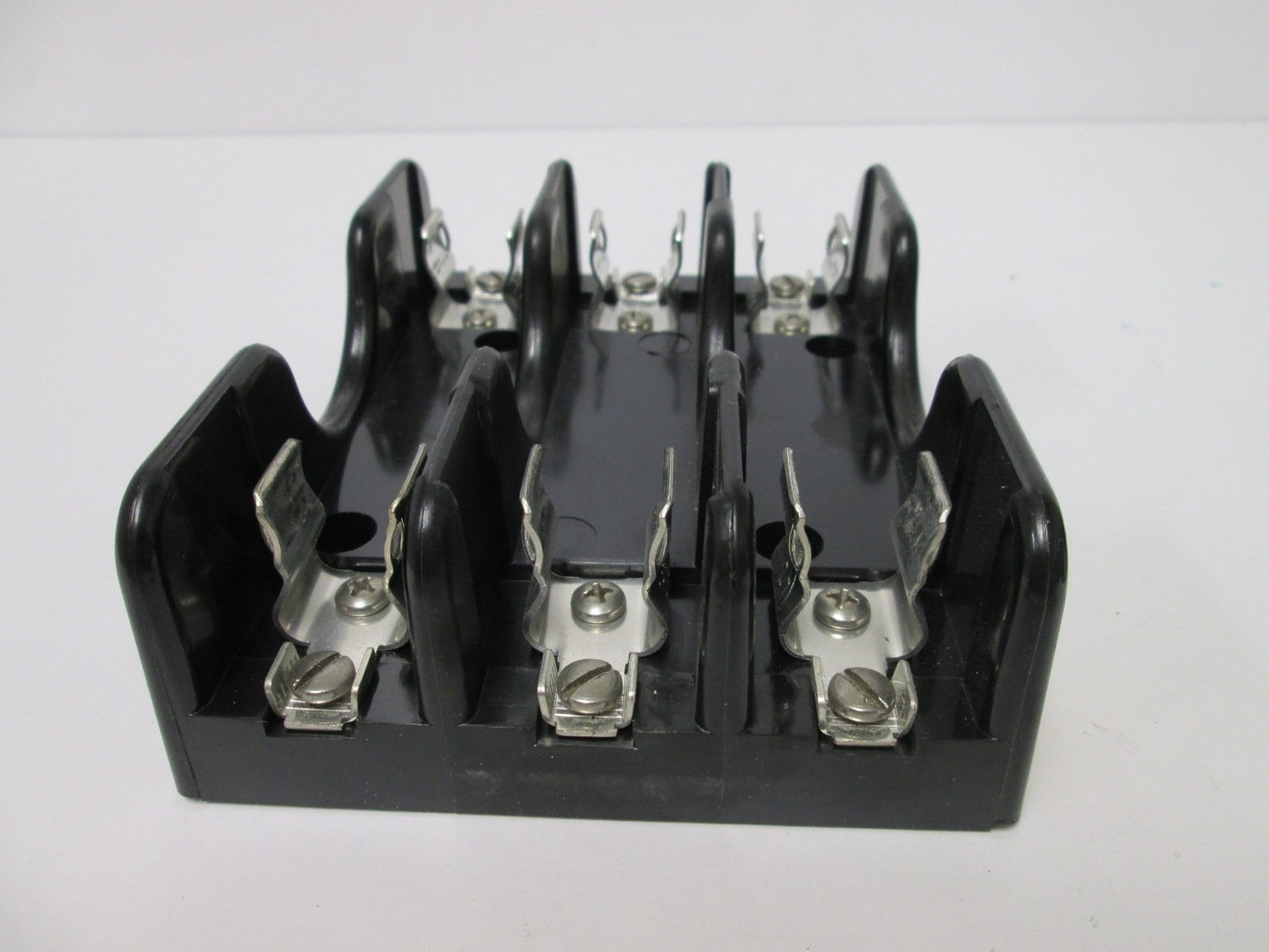Used Lot of 2 Buss 1B0026 Fuse Holders, 3-Pole, Voltage Rating: 600V, Current: 30A