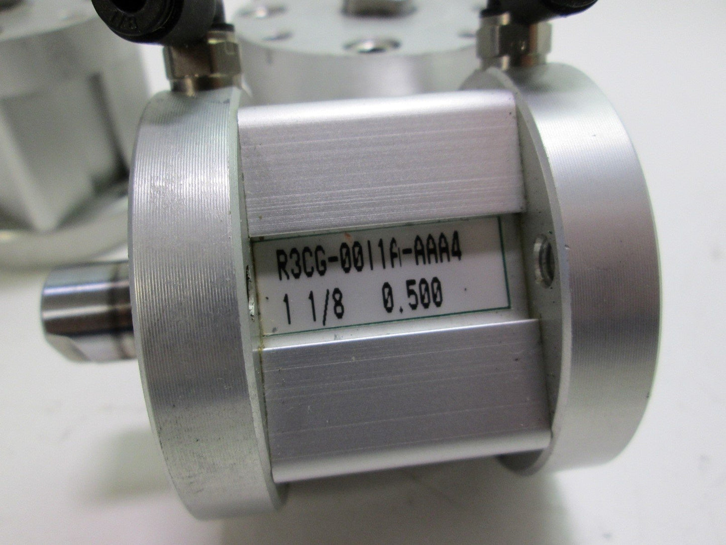 Used Lot of 3 Numatics R3CG-00I1A-AAA4 Pancake Style Pneumatic Air Cylinders 0.500"