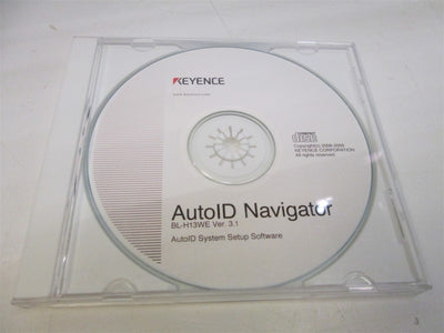 Used Keyence BL-H13WE AutoID Navigator BL-1300 Software Package Ver. 3.1 CD Disk