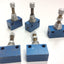 Used Lot of 5 Festo GR-M5 Pneumatic Flow Control One-Way Valves 0.5-10 Bar, M5 Ports