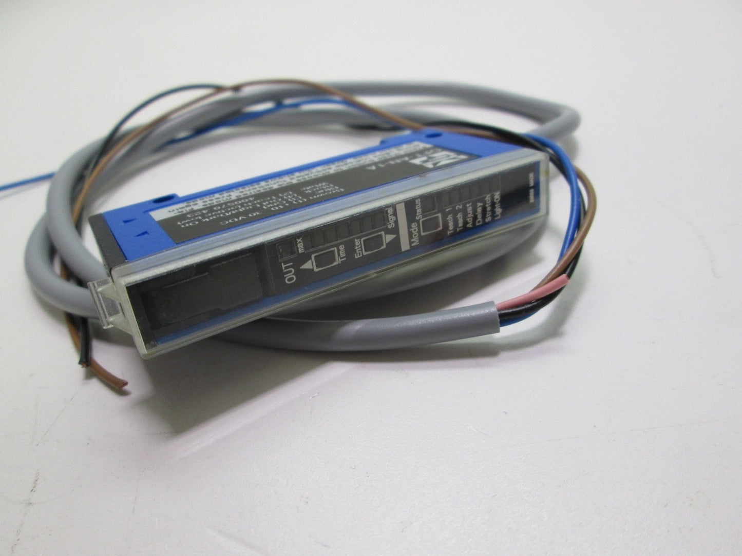Used Automation Direct DFT-AN-1A Fiber Amplifier10-30VDC DC, 1 Channel NPN, DIN Mount