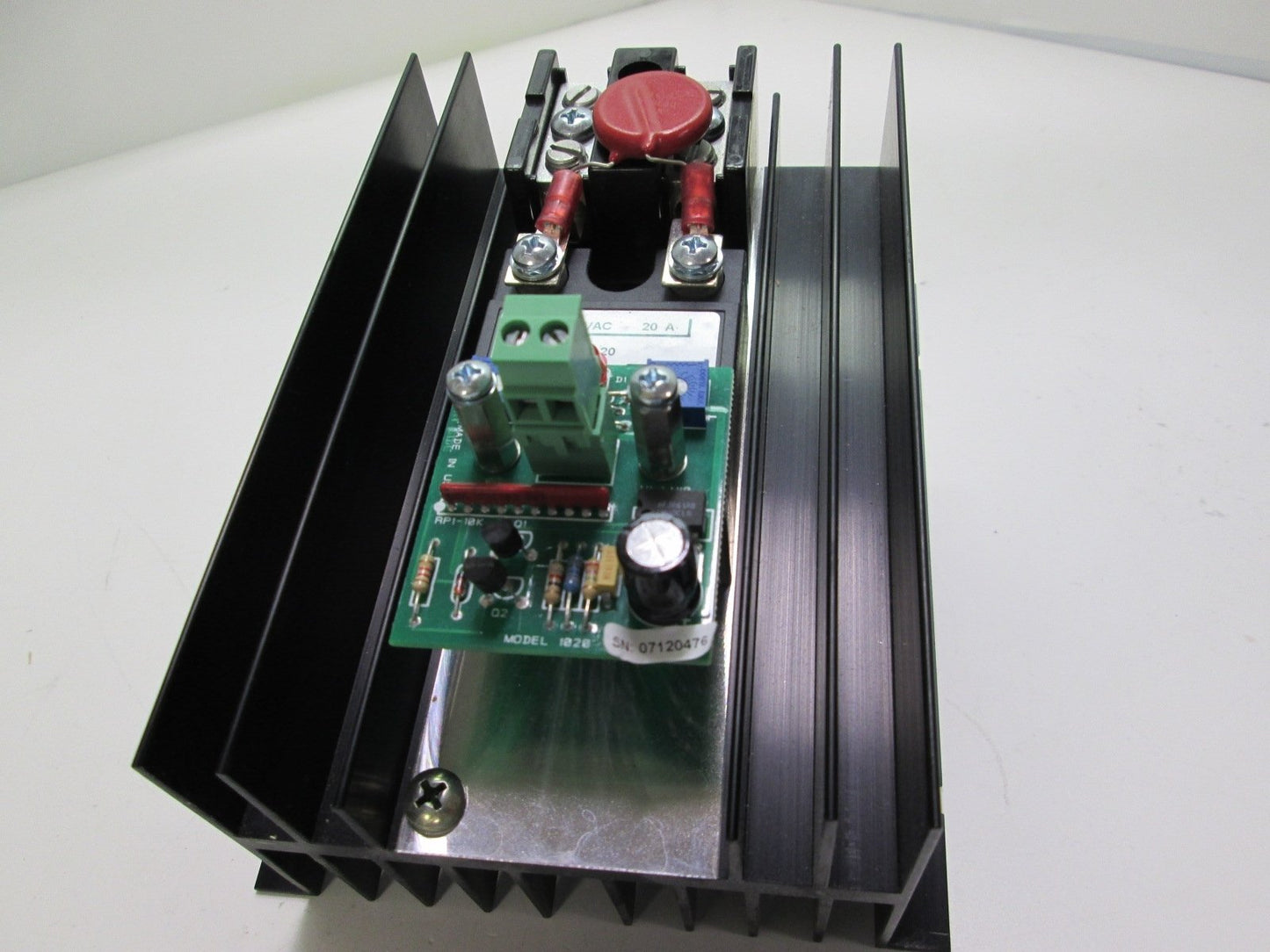 Used Control Concepts 3020-48-20-4/20MA SCR Power Controller 480VAC 20 Amp w/ Board