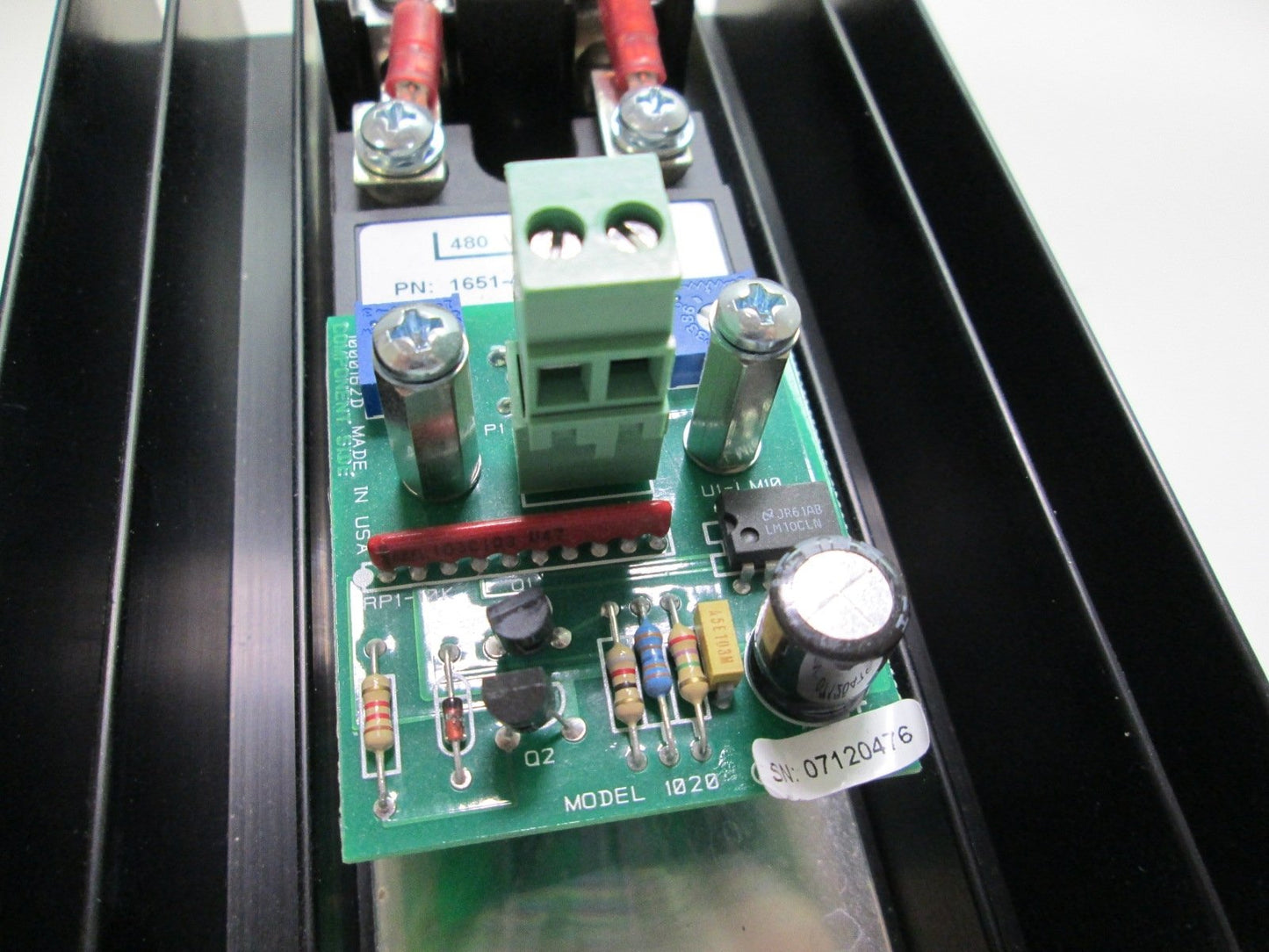 Used Control Concepts 3020-48-20-4/20MA SCR Power Controller 480VAC 20 Amp w/ Board