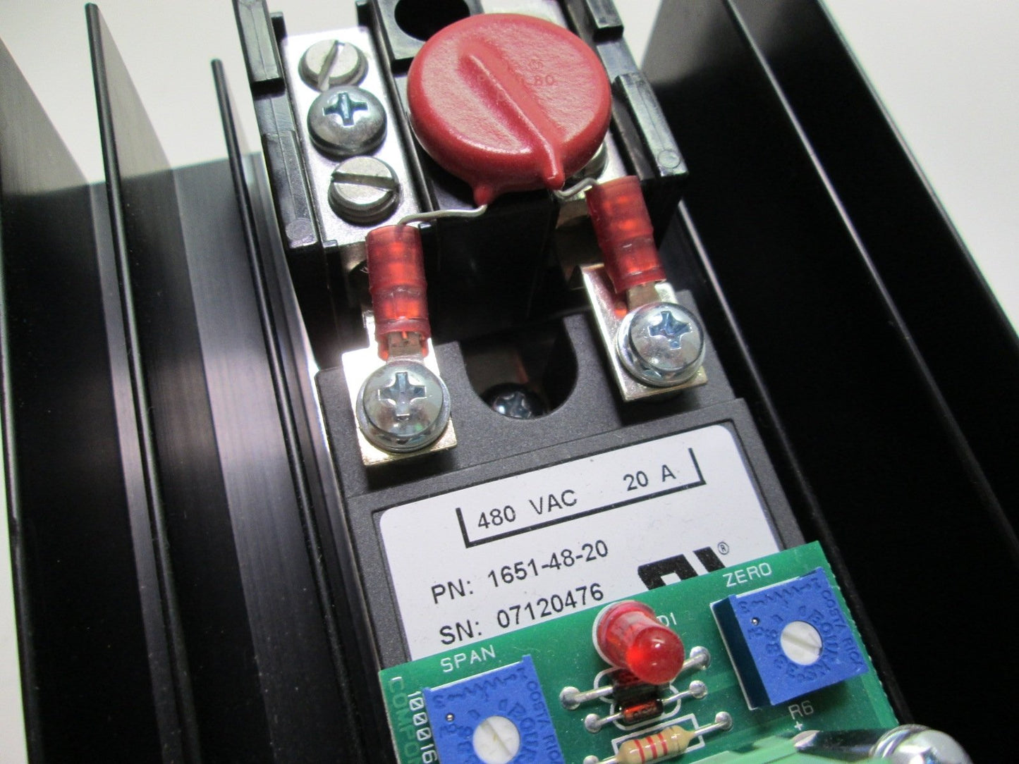 Used Control Concepts 3020-48-20-4/20MA SCR Power Controller 480VAC 20 Amp w/ Board